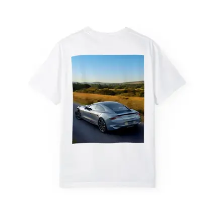 Karma Invictus Silver Car Country Road
