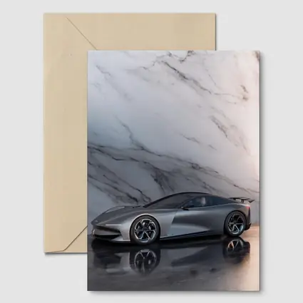 Karma Kaveya Supercar Against Marble Background