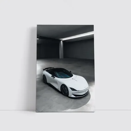 Karma Kaveya White Supercar Concrete Garage