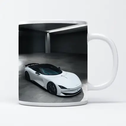 Karma Kaveya White Supercar Concrete Garage