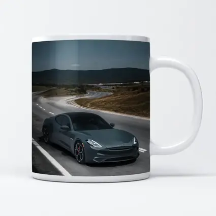 Karma Revero Gray Coupe Open Road