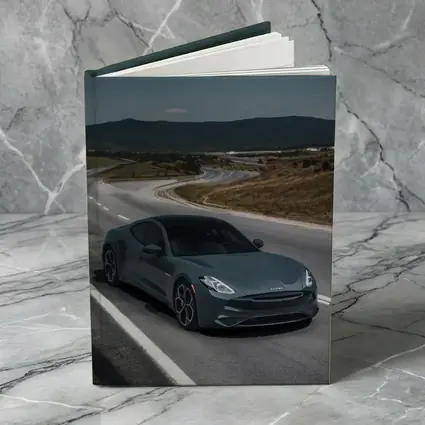 Karma Revero Gray Coupe Open Road