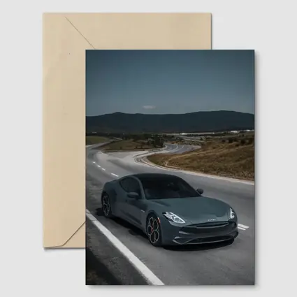 Karma Revero Gray Coupe Open Road