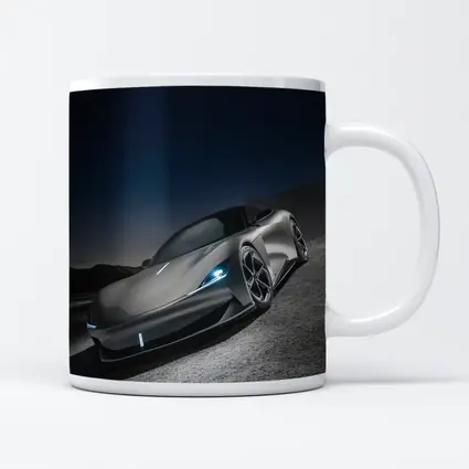 Karma Revero Supercar Under Night Sky
