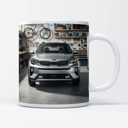 Kia Seltos SUV Parked Inside Garage
