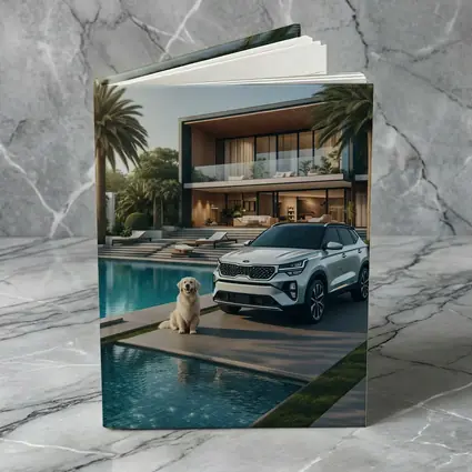 Kia Seltos SUV Luxury Villa Pool Setting