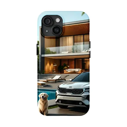 Kia Seltos White SUV Luxury Villa Pool
