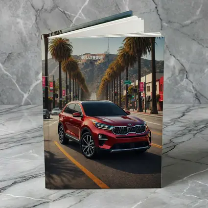 Kia Sorento Red SUV Hollywood Los Angeles