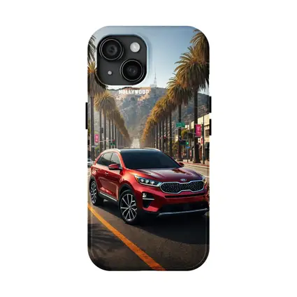 Kia Sorento Red SUV Hollywood Los Angeles