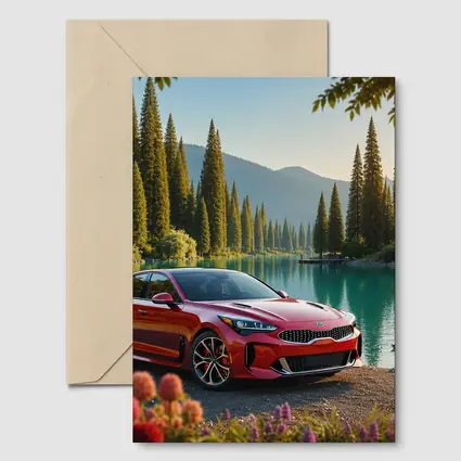 Kia Stinger Red Sport Sedan Lake Forest