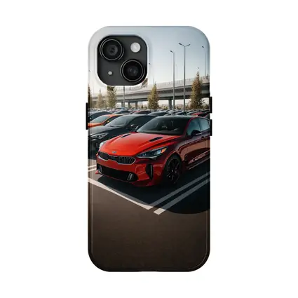 Kia Stinger Red Fleet Parking Lot