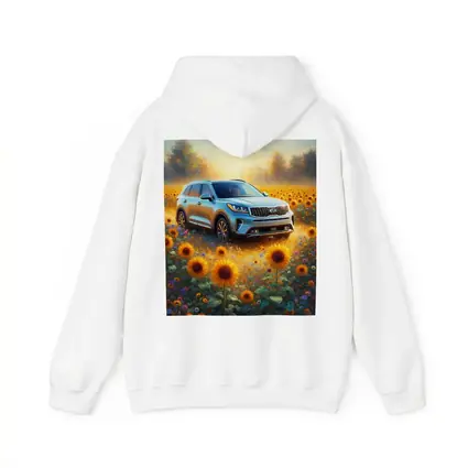 Kia Sorento SUV Sunflower Field Painting
