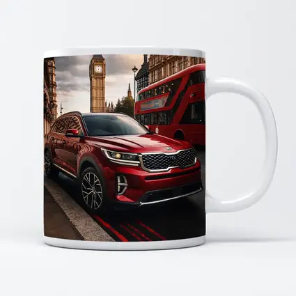 Kia Sorento Red SUV London Big Ben