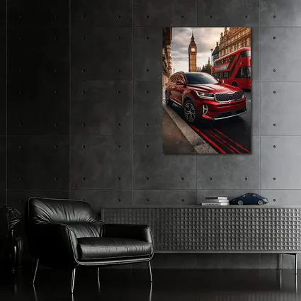 Kia Sorento Red SUV London Big Ben