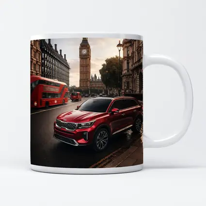 Kia Telluride Red SUV London Big Ben
