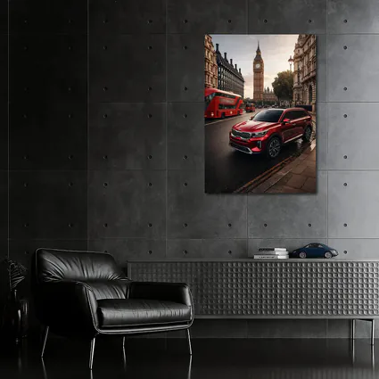 Kia Telluride Red SUV London Big Ben