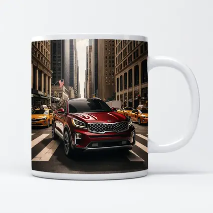 Kia Sorento Crossing New York City Street