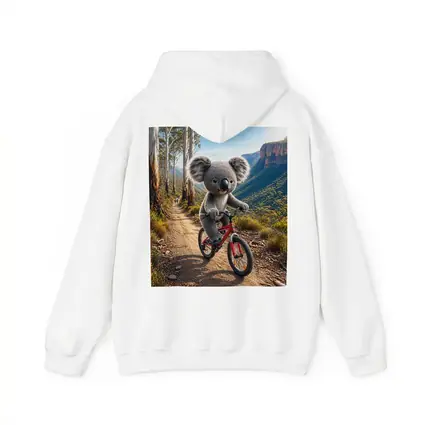 Koala Riding Bike Mountain Trail Australia