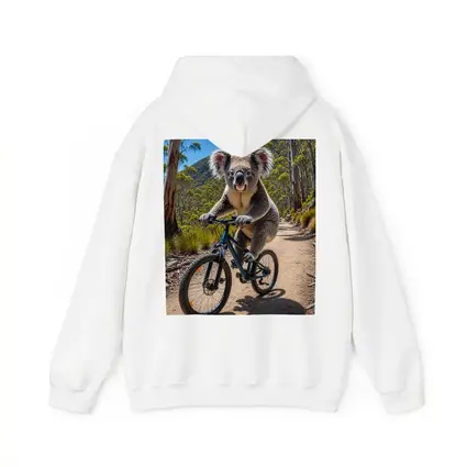 Koala Riding Mountain Bike Forest Trail