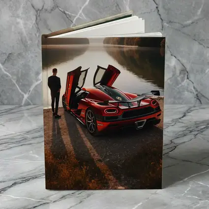 Koenigsegg Agera Red Doors Open Lakeside