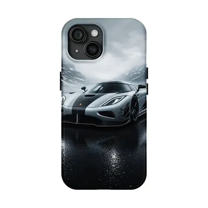 Koenigsegg Agera Wet Road Stormy Mountains