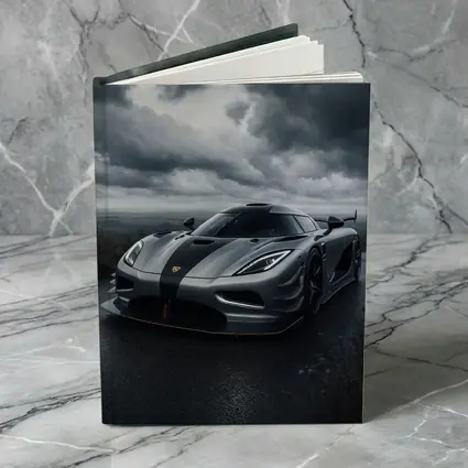 Koenigsegg Jesko Dark Cloudy Sky Road