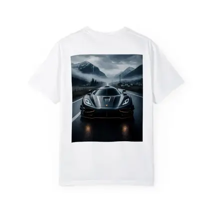 Koenigsegg Jesko Wet Road Mountain Backdrop