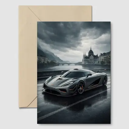 Koenigsegg Agera Rainy City Street Scene