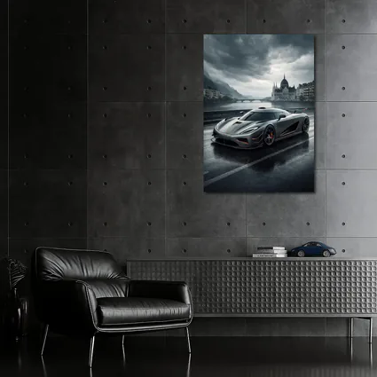 Koenigsegg Agera Rainy City Street Scene