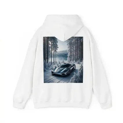 Koenigsegg Regera Supercar Snowy Forest Road