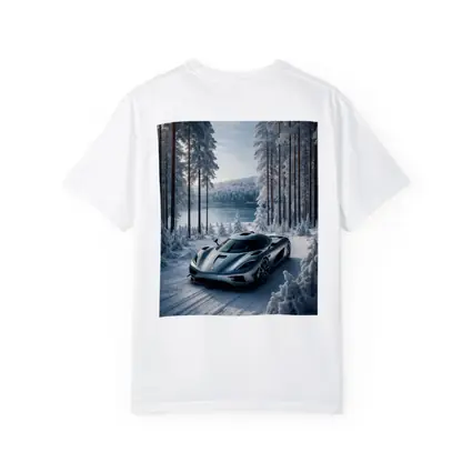 Koenigsegg Regera Supercar Snowy Forest Road
