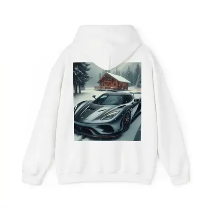 Koenigsegg Regera Grey Supercar Snowy Forest
