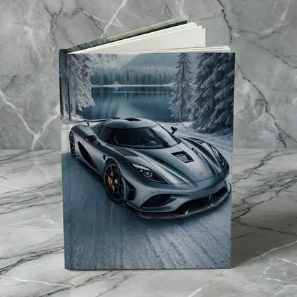 Koenigsegg Regera Matte Gray Winter Lake