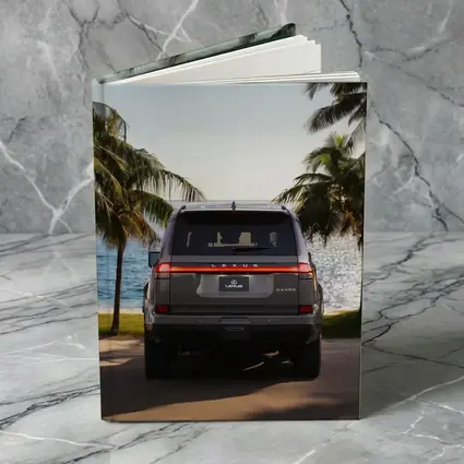 Lexus GX Rear View Tropical Beach Setting