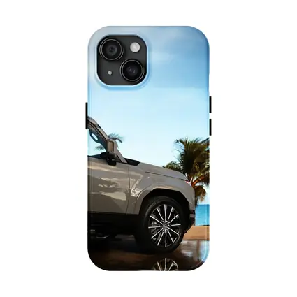 Lexus GX SUV Parked at Tropical Beach