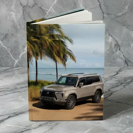 Lexus GX Parked on Sandy Beach Shore