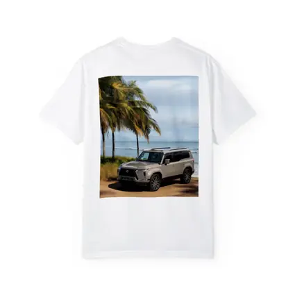 Lexus GX Parked on Sandy Beach Shore