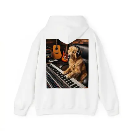 Golden Retriever Dog Music Studio Producer