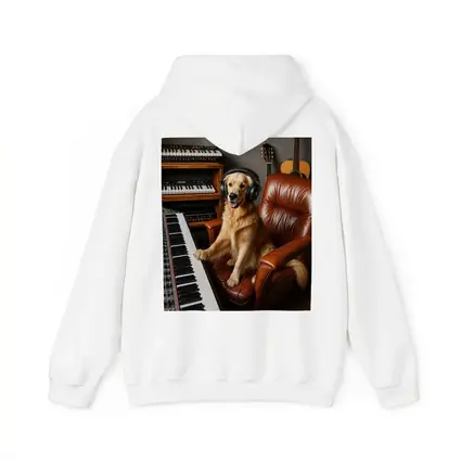 Golden Retriever Dog Music Studio Headphones