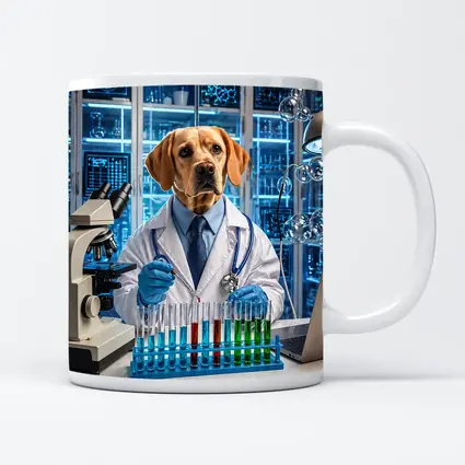 Labrador Scientist Dog Lab Coat Science