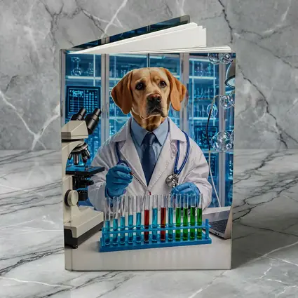 Labrador Scientist Dog Lab Coat Science