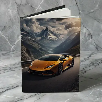 Lamborghini Huracan Orange Mountain Road Drive