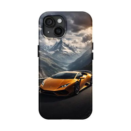 Lamborghini Huracan Orange Mountain Road Drive