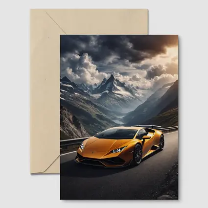 Lamborghini Huracan Orange Mountain Road Drive