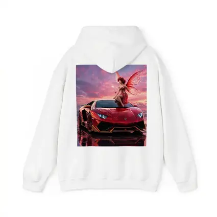 Red Lamborghini Huracan Fairy Fantasy Art