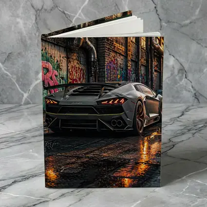 Lamborghini Huracan Gray Urban Graffiti Alley