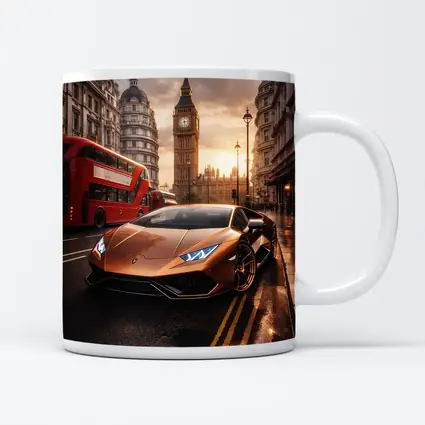 Lamborghini Huracan London Big Ben Street