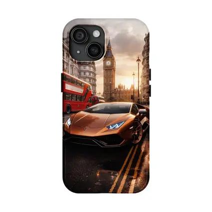 Lamborghini Huracan London Big Ben Street