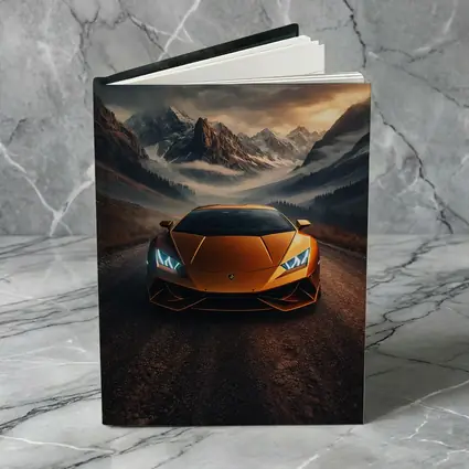 Lamborghini Huracan Orange Mountain Road Drive