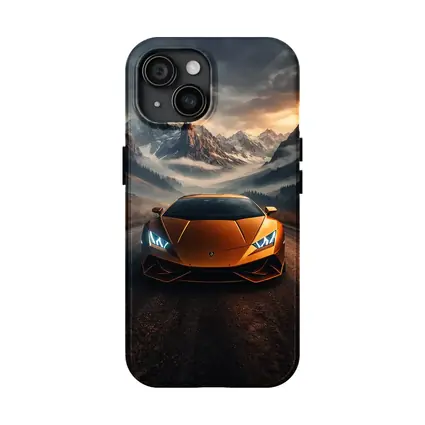 Lamborghini Huracan Orange Mountain Road Drive